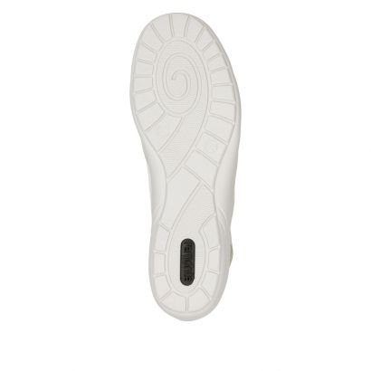 Sandale blanche et beige 1 velcro Remonte