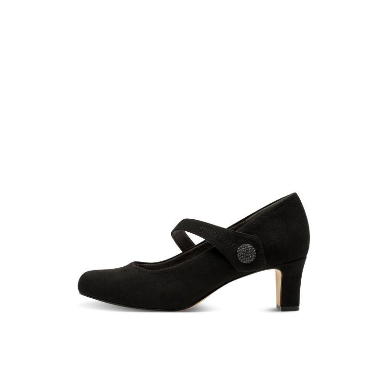 Chaussures à Talons Hauts En Daim Pour Femme - Style Bavarois Dirndl, Boucle Réglable, Pour Oktoberfest Et Soirées - 11
