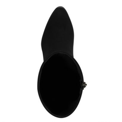 Botte à talon noir en daim Marco Tozzi