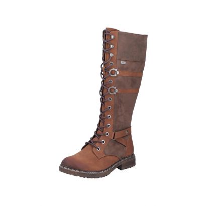Botte camel avec deux brides et liens + lacet Rieker
