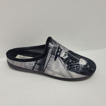 Mule noire Zoro Maison de l'Espadrille