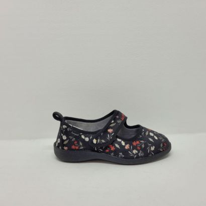 CH.IX noir fleuris Fargeot