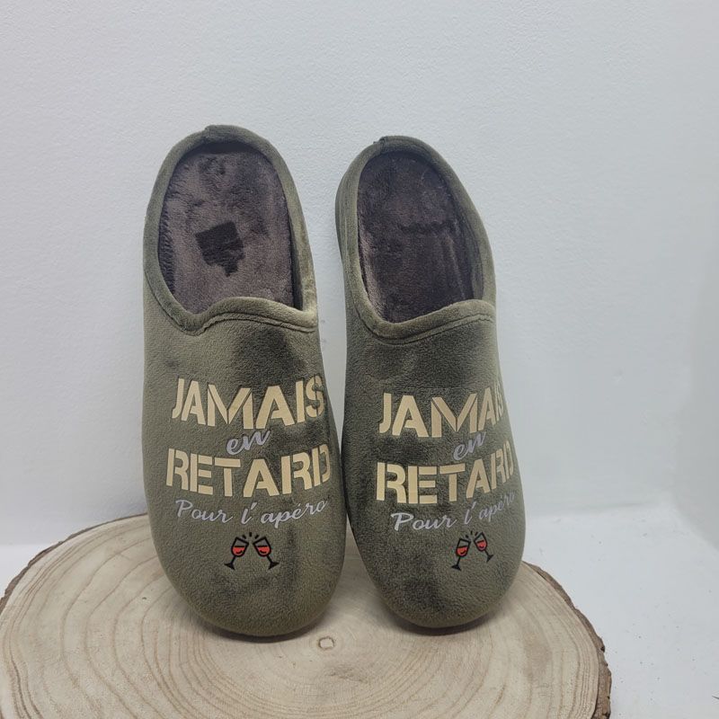 Mule apéro et message Maison de l'Espadrille