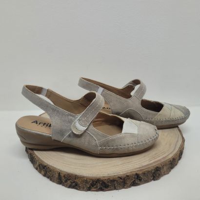 Bout fermé gris et argenté Geollamy