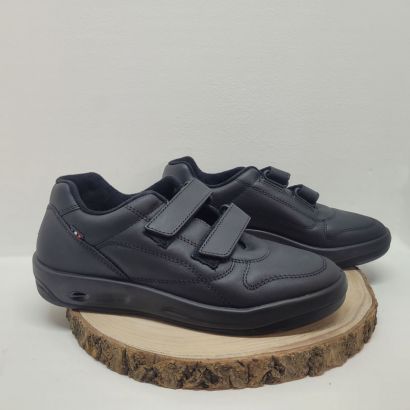 Basket homme noire 2 velcros TBS