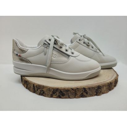 Basket plate blanche et argent TBS