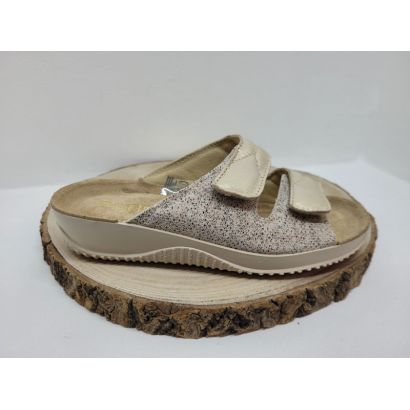 Mule rose clair avec 2 velcros Rohde 