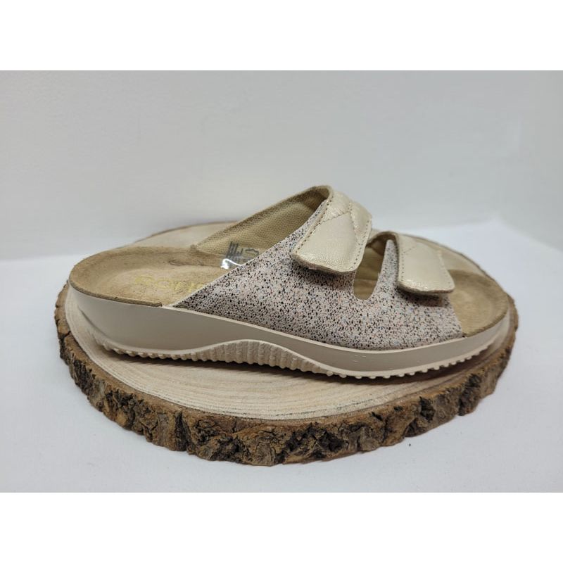 Mule rose clair avec 2 velcros Rohde 