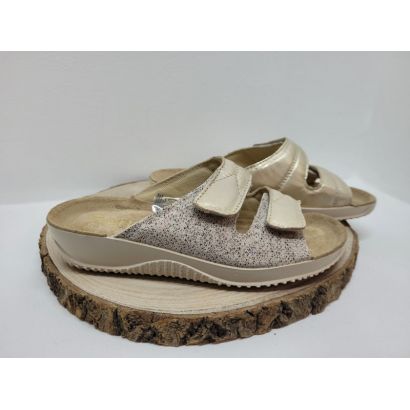 Mule rose clair avec 2 velcros Rohde 