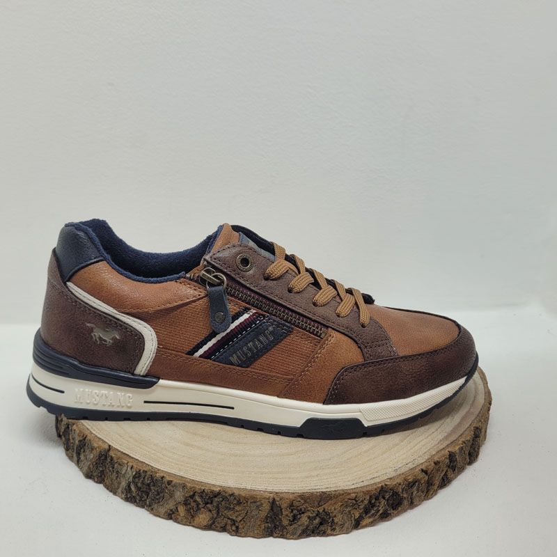 Basket plate marron Mustang 