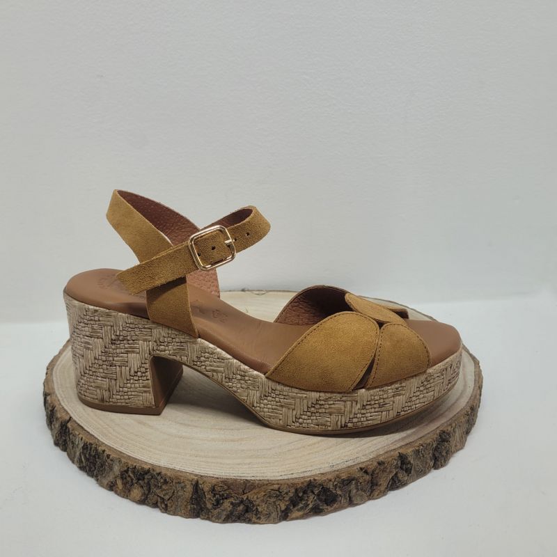 Nu-pied talon camelKaola