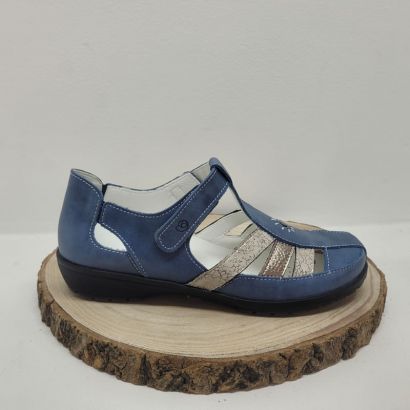 Sandale irisé bleu Suave 