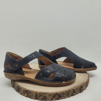 Sandale noir avec velcro Josef Seibel