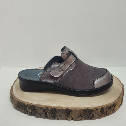 Sabot grise + strech + 1 velcro Stuppy