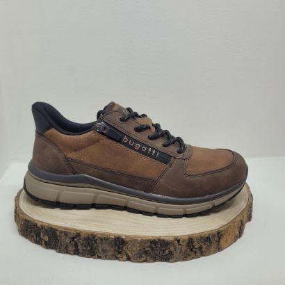 Basket marron avec zip semelle grise Bugatti