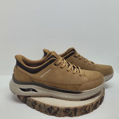 Basket camel slip ins semelle beige Skechers 
