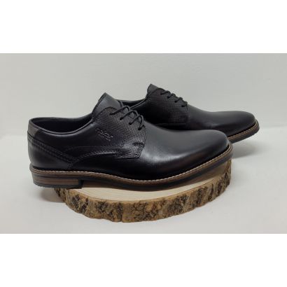 Chaussure habillé plate à lacets Noir Rieker