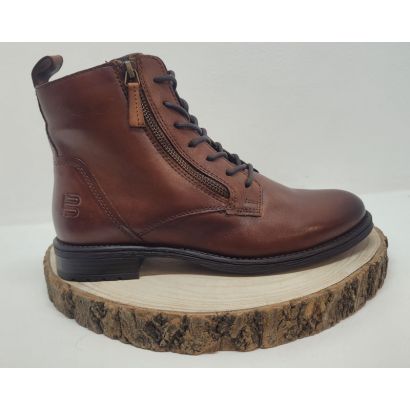Bottine camel zip bout avant vieillie Bugatti