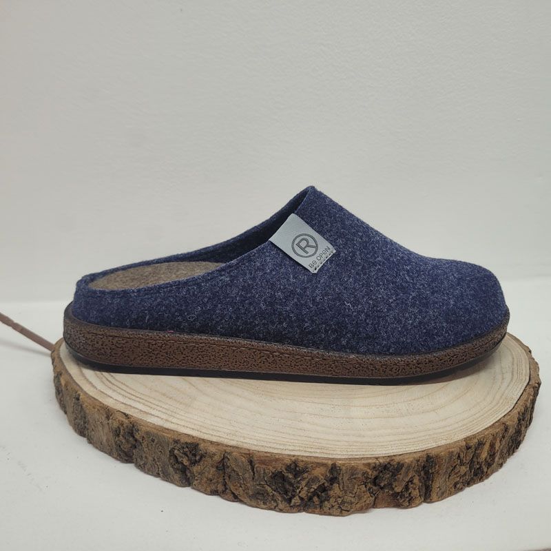Mûle en feutrine bleu Rohde 