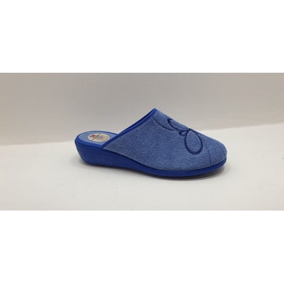 Mule papillon éponge bleu ciel Koomac