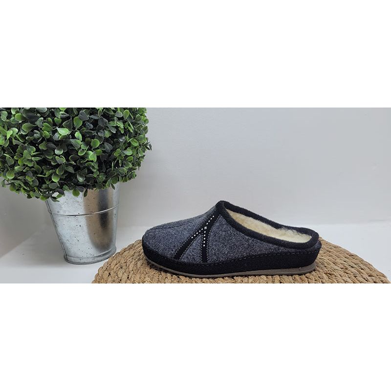 Mule fourée grise Taurus