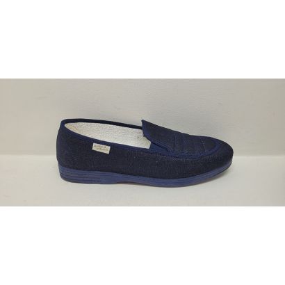 Pantoufle 2 élastiques jeans Maison de l'espadrille