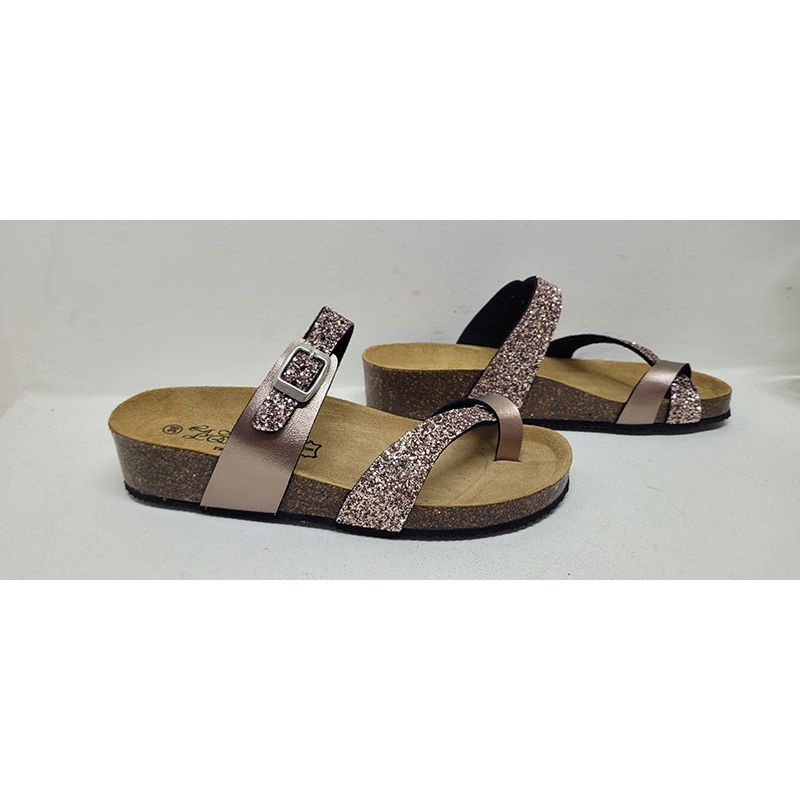 Mûle brides passe doigts multicolore Maison de l'espadrille