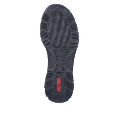 Basket plate bleu, rouge et jaune avec lacet elast Rieker