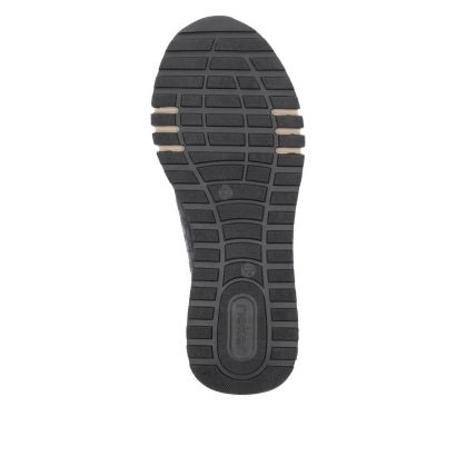 Basket noire métalique tirette + lacet Rieker 